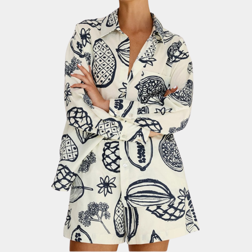 Stylish women's dress with on-trend patterns