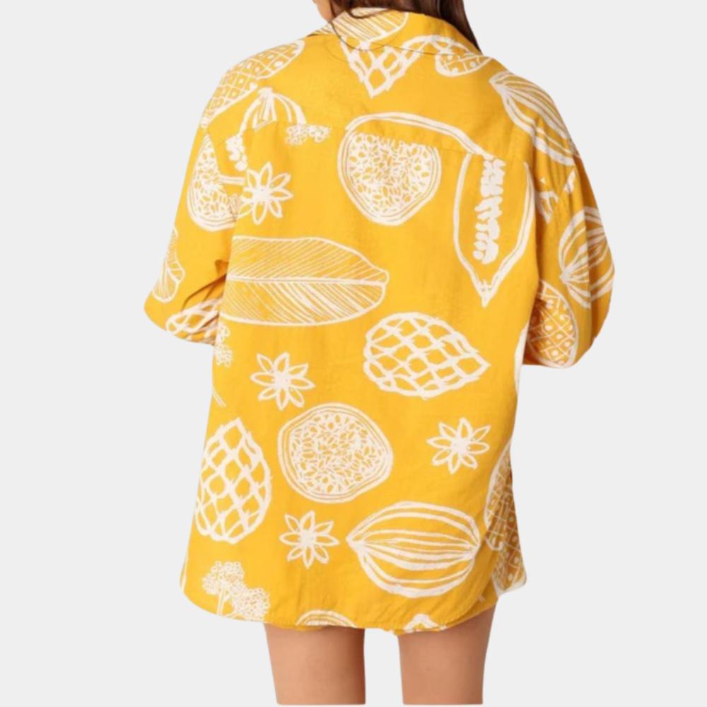 Stylish women's dress with on-trend patterns