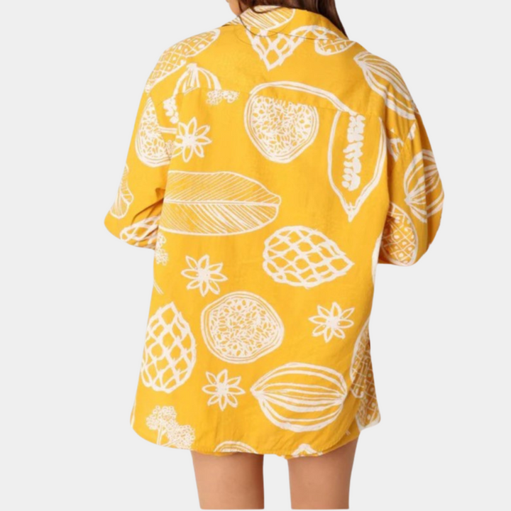 Stylish women's dress with on-trend patterns