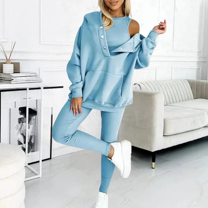 Casca - Luxury three-piece set for women in elegant style