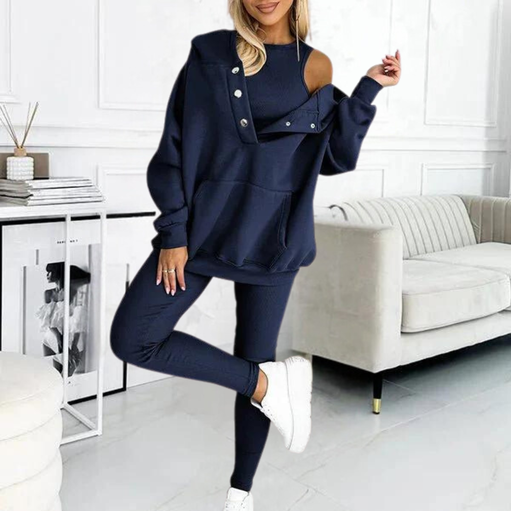 Casca - Luxury three-piece set for women in elegant style