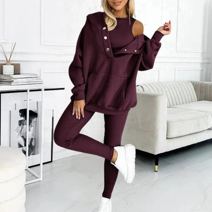 Casca - Luxury three-piece set for women in elegant style