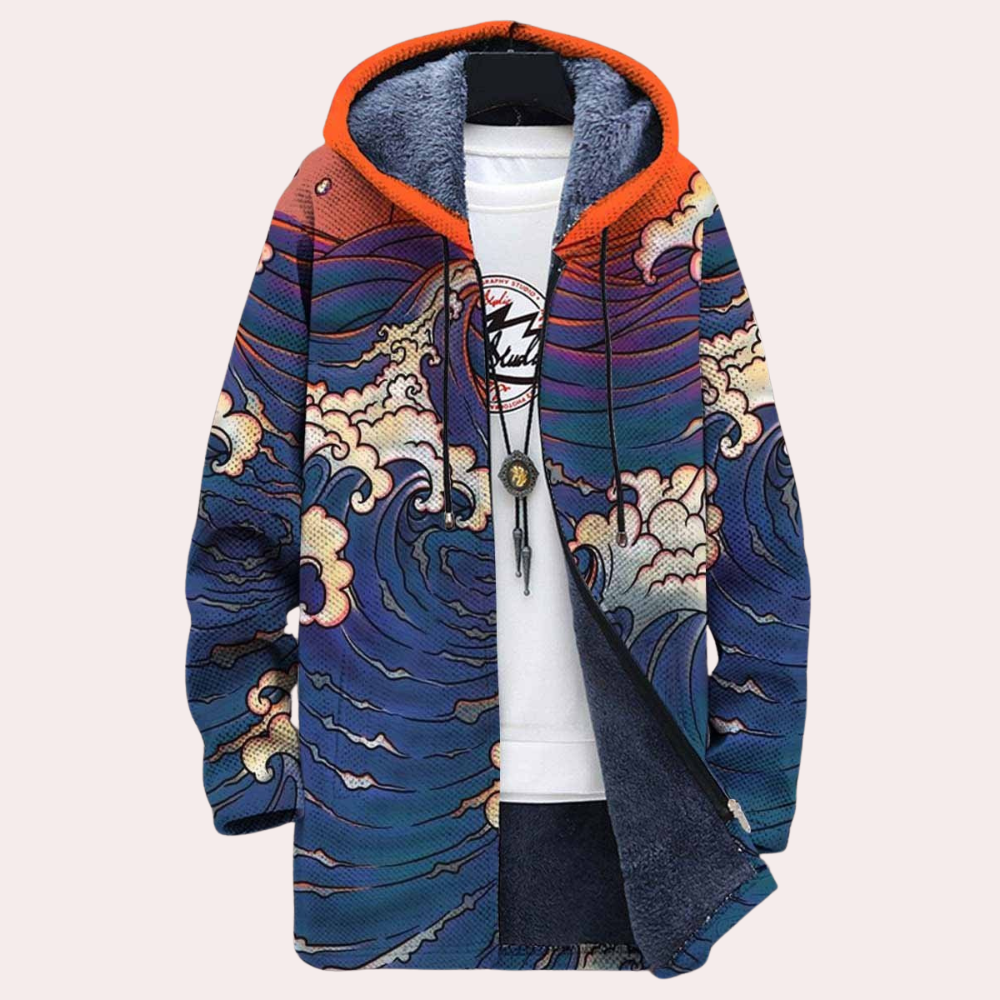 Stylish men's Arlo jacket: full of colour, ideal for an active and fashionable look!