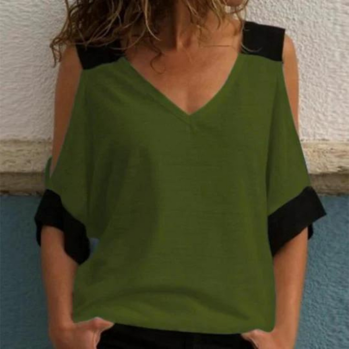 Elvira - Stylish women's top with open shoulders, perfect for any occasion!