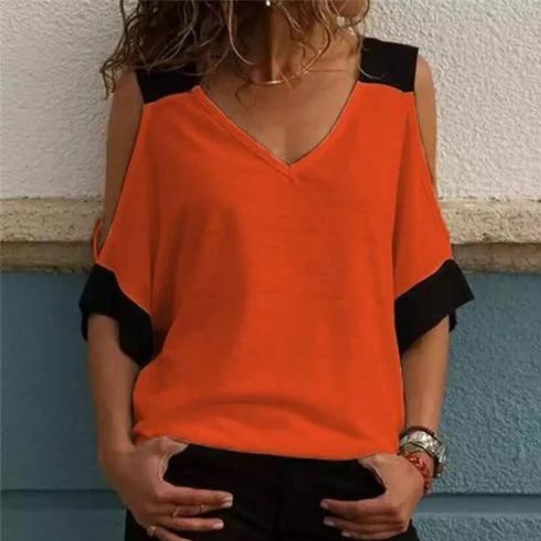 Elvira - Stylish women's top with open shoulders, perfect for any occasion!