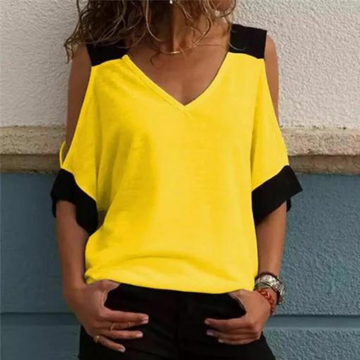 Elvira - Stylish women's top with open shoulders, perfect for any occasion!