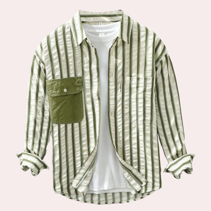 The stylish Branko striped shirt - elegance in a casual way!
