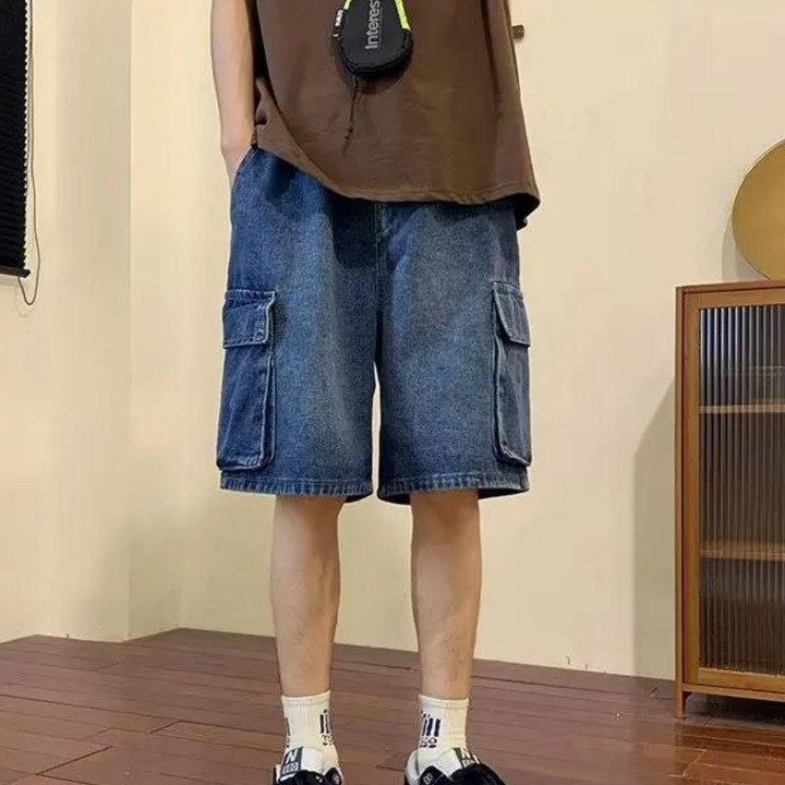 Stylish men's denim shorts for summer - Erwin