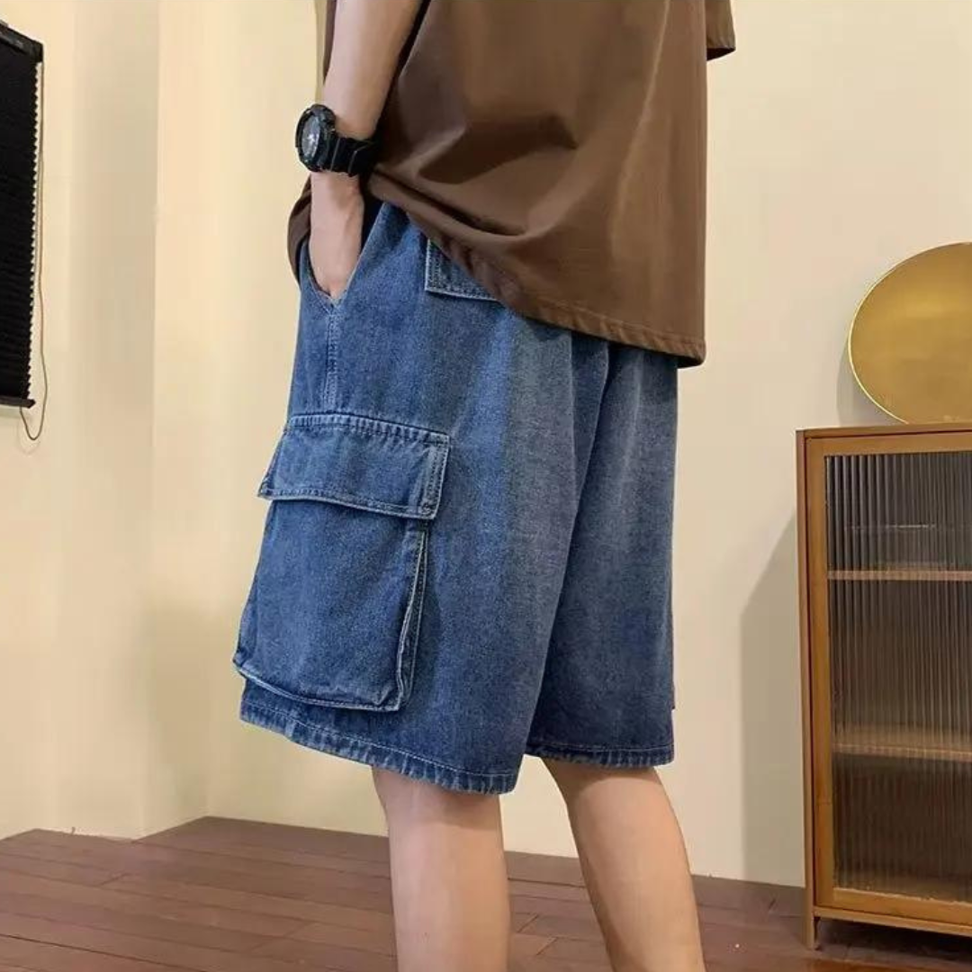 Stylish men's denim shorts for summer - Erwin