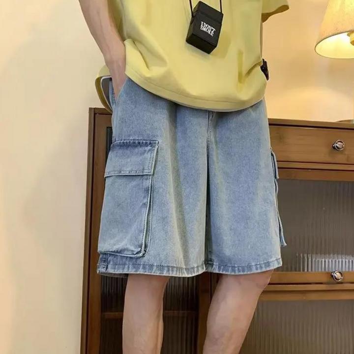 Stylish men's denim shorts for summer - Erwin