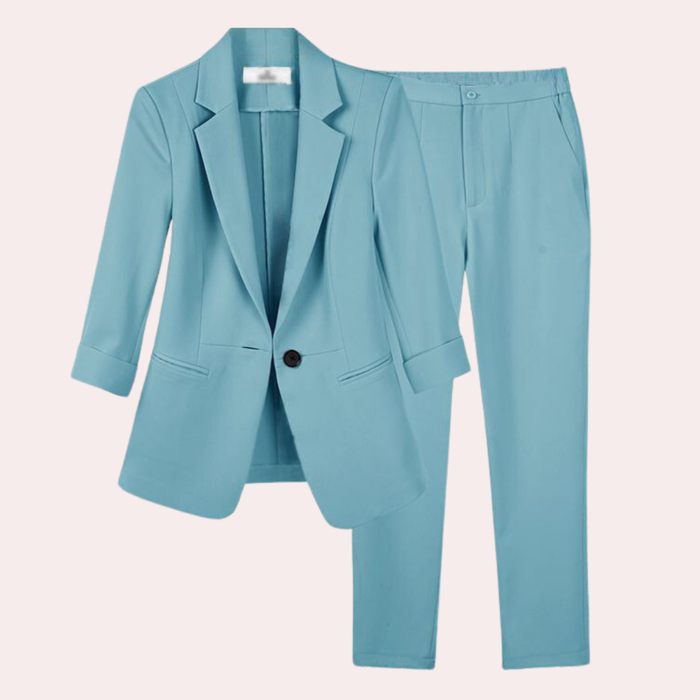 Sophisticated women's set: jacket and trousers Teresa