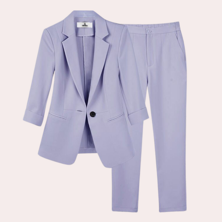 Sophisticated women's set: jacket and trousers Teresa