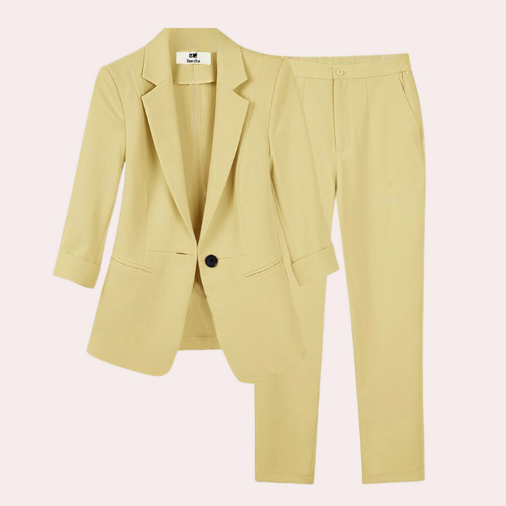Sophisticated women's set: jacket and trousers Teresa