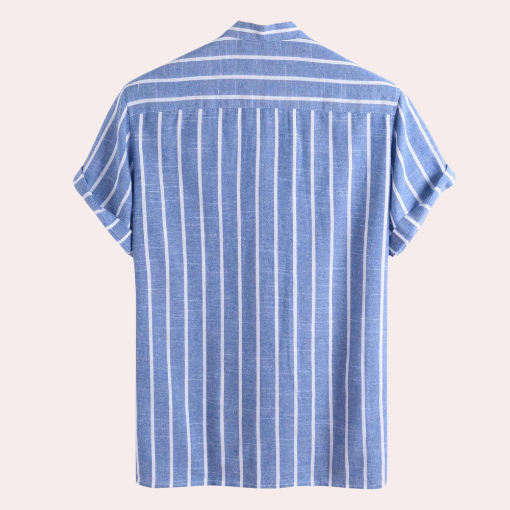 Hannes - Elegant and modern men's shirt in fashionable stripe pattern