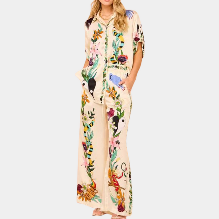 Amina - Elegant two-piece women's set, perfect for all occasions!