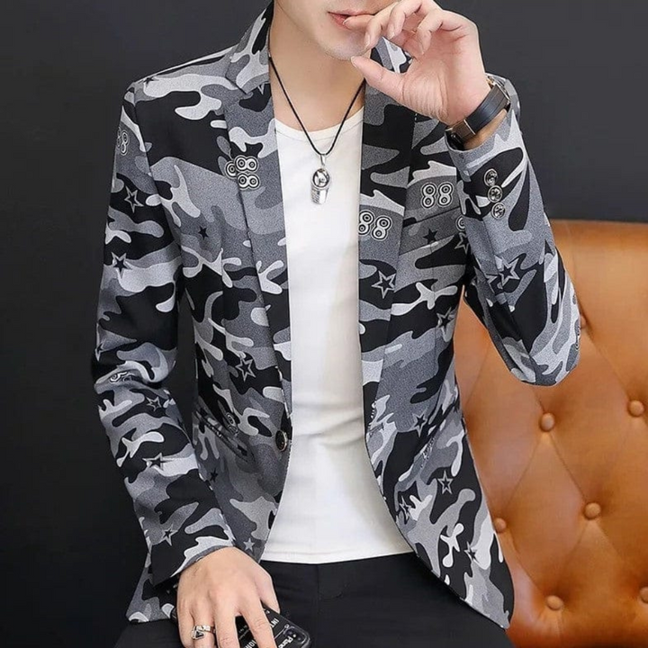 Fashionable men's jacket in camouflage style - Claudiu