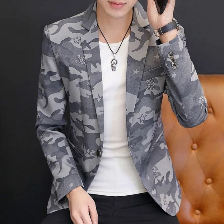 Fashionable men's jacket in camouflage style - Claudiu