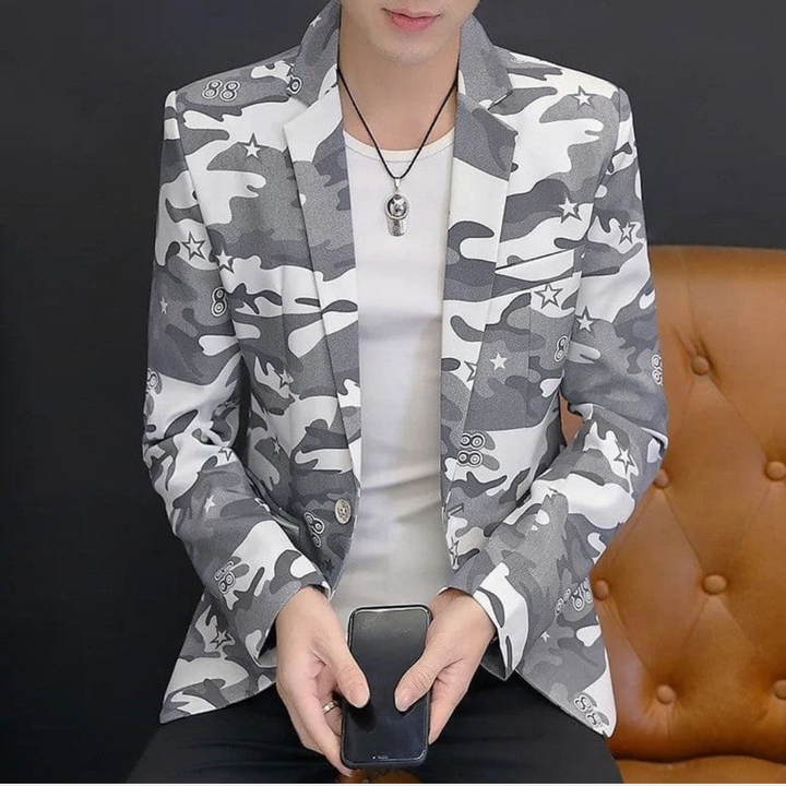 Fashionable men's jacket in camouflage style - Claudiu