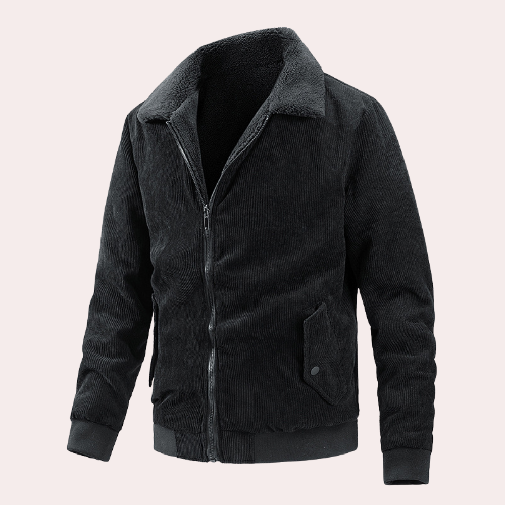 Curty - a luxury men's corduroy jacket that combines comfort with superior quality