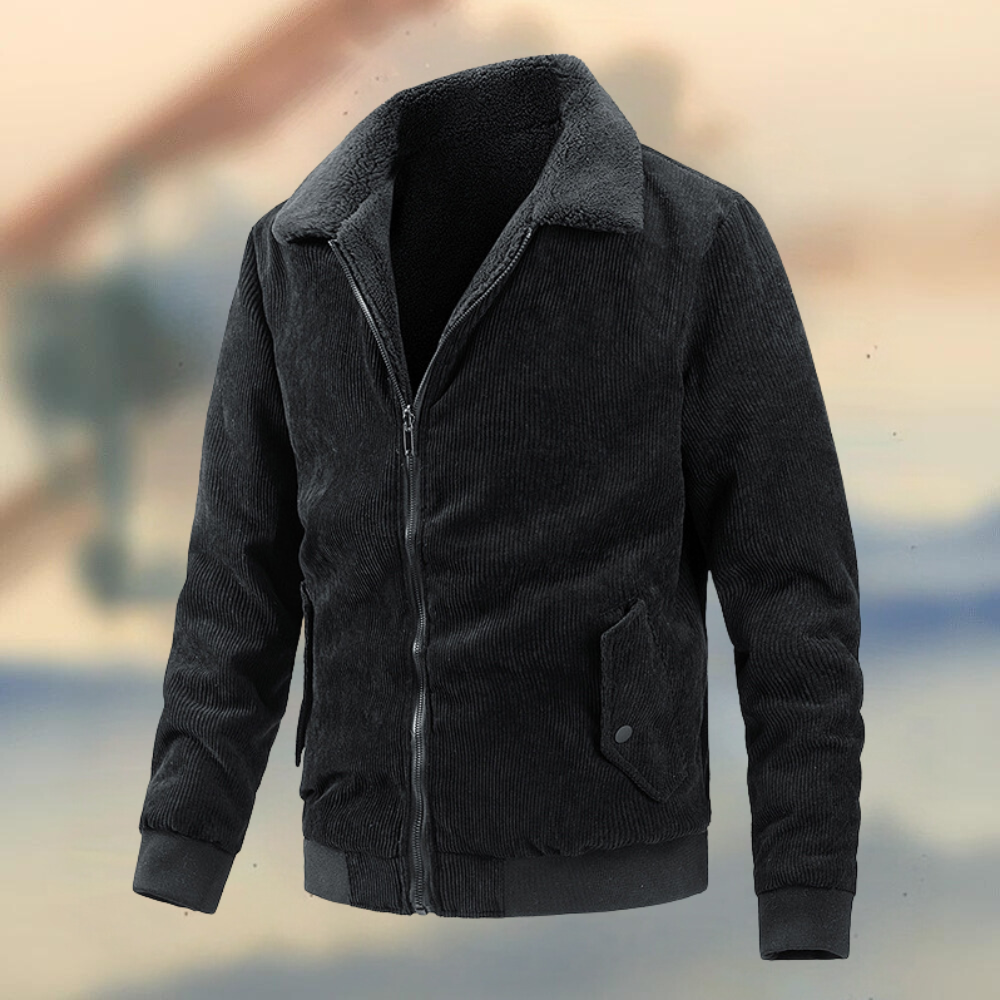Curty - a luxury men's corduroy jacket that combines comfort with superior quality