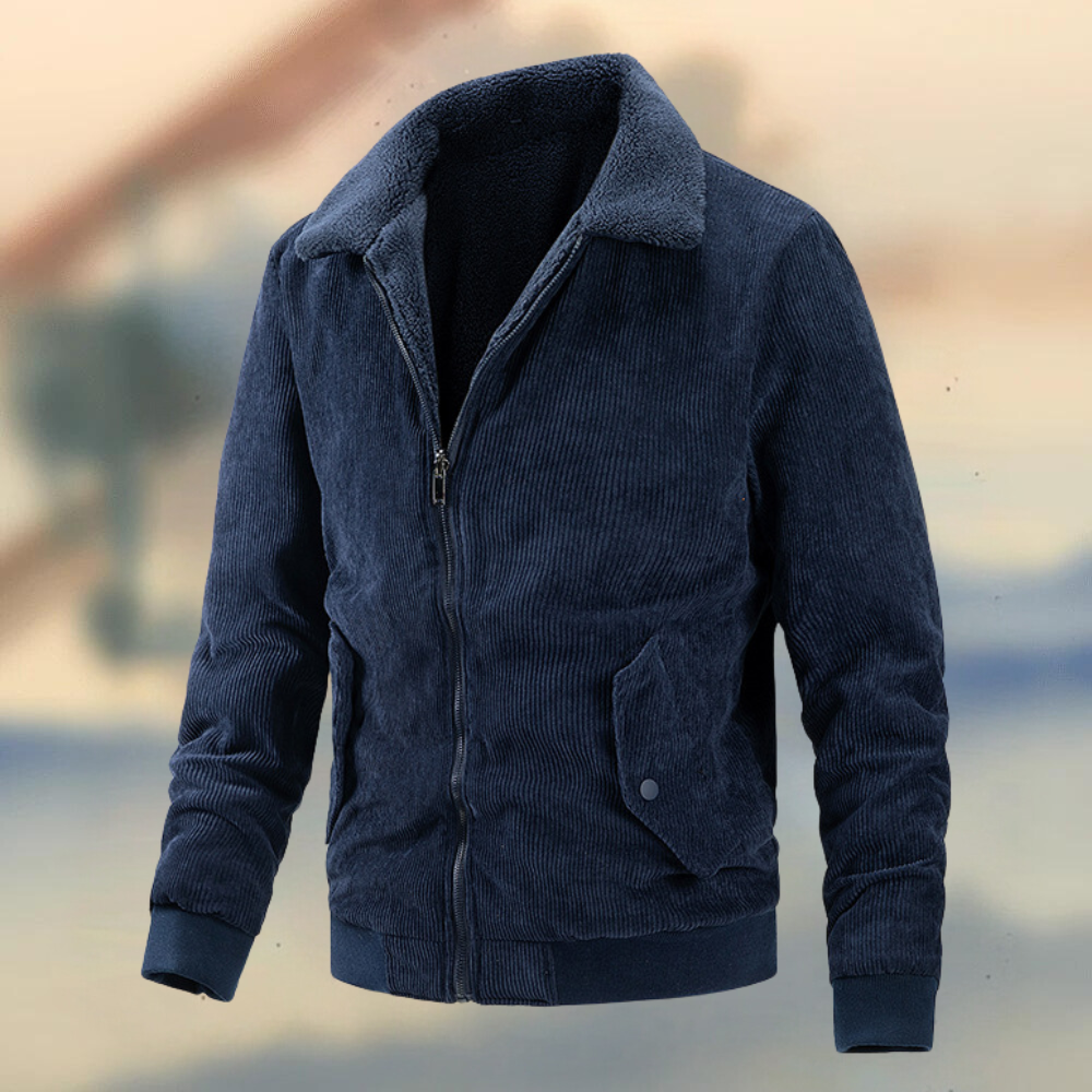 Curty - a luxury men's corduroy jacket that combines comfort with superior quality