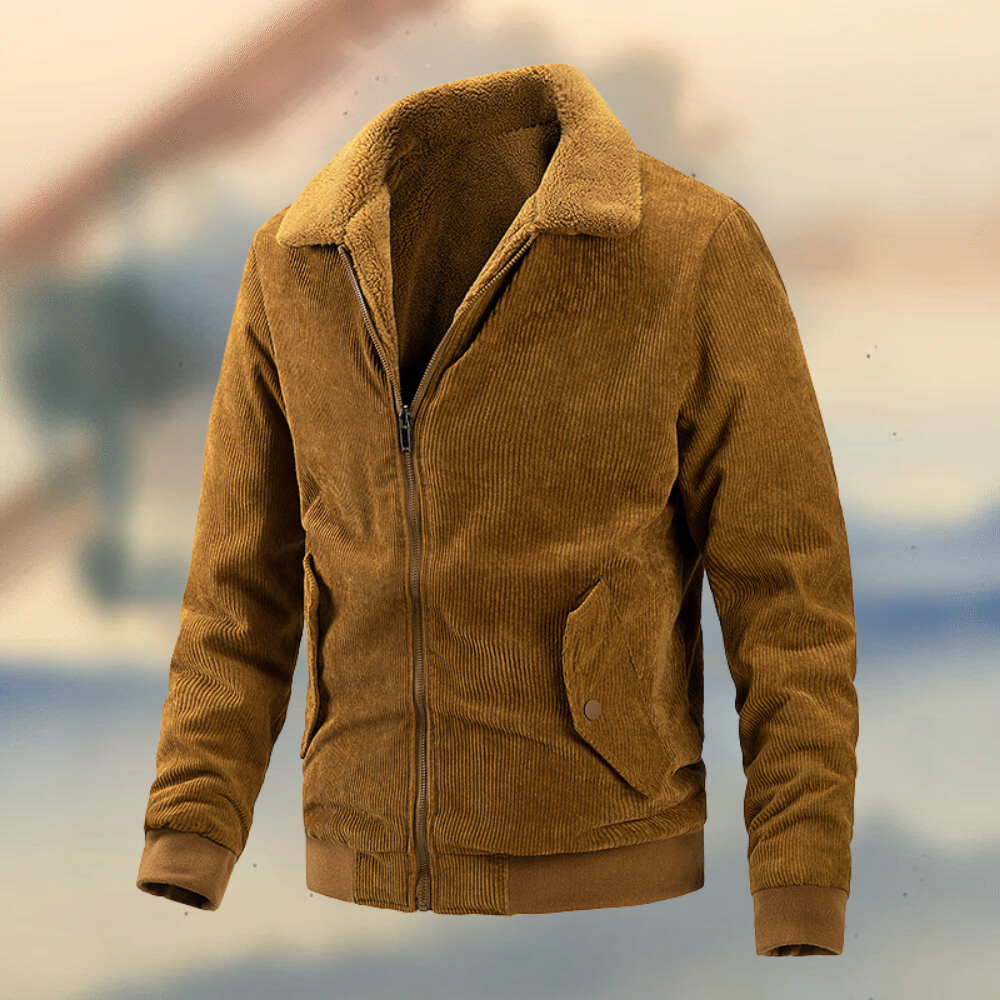 Curty - a luxury men's corduroy jacket that combines comfort with superior quality