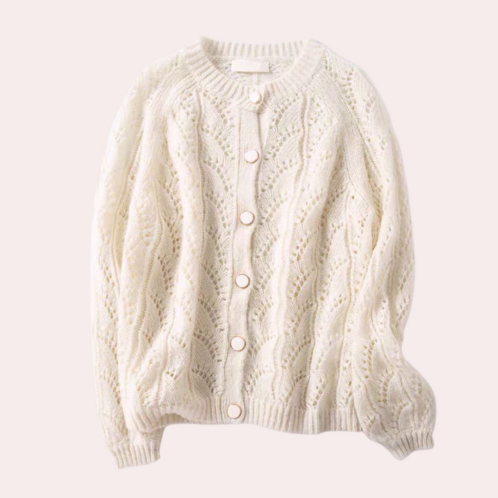 Stylish women's Delfina knitted waistcoat - everyday elegance and comfort for an exceptional figure