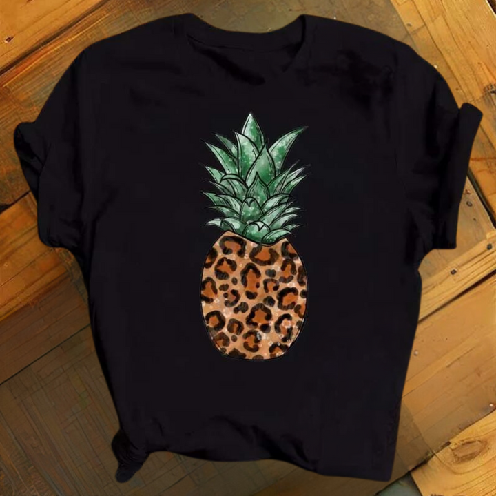 Women's chic Marisol shirt with charming bright pineapples