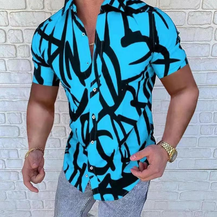 Men's stylish short-sleeved shirt - Borislav, a classic of elegance at your fingertips