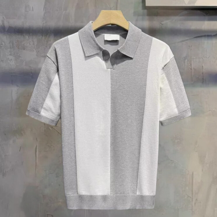 Elegant men's Classic Knit polo shirt - Andrei, perfect for any occasion!