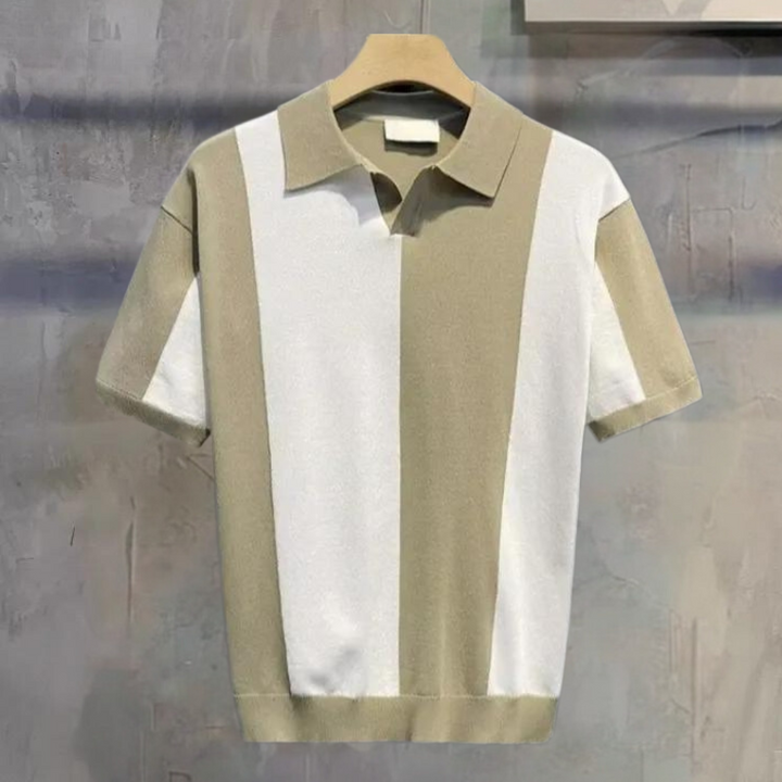 Elegant men's Classic Knit polo shirt - Andrei, perfect for any occasion!
