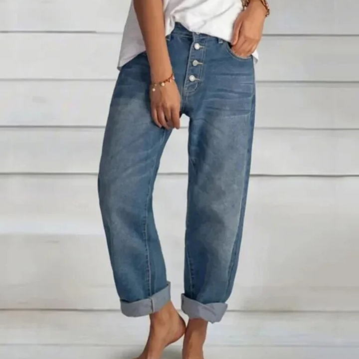 MIHAI - Stylish high-waisted jeans for modern women