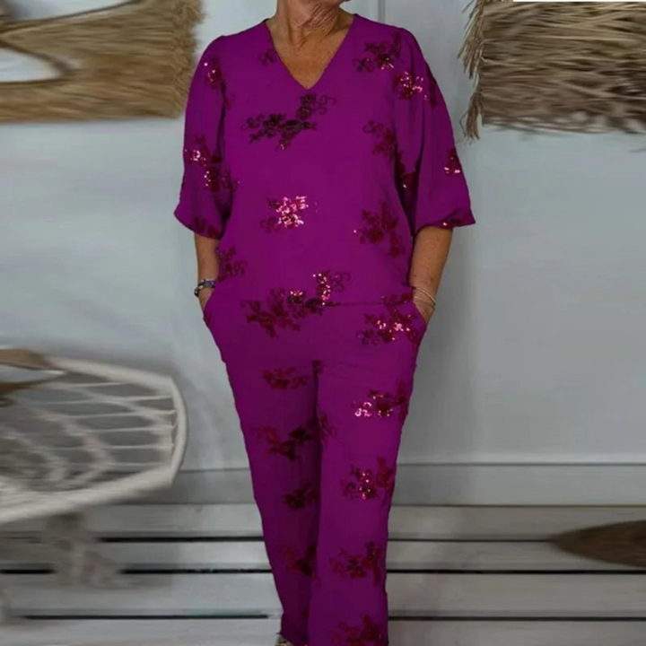 Nadija - Elegant 2-Piece Women's Set in Modern Style