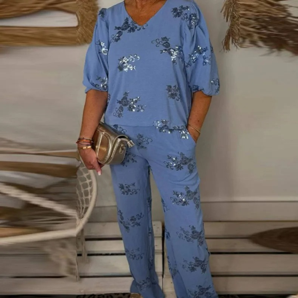 Nadija - Elegant 2-Piece Women's Set in Modern Style