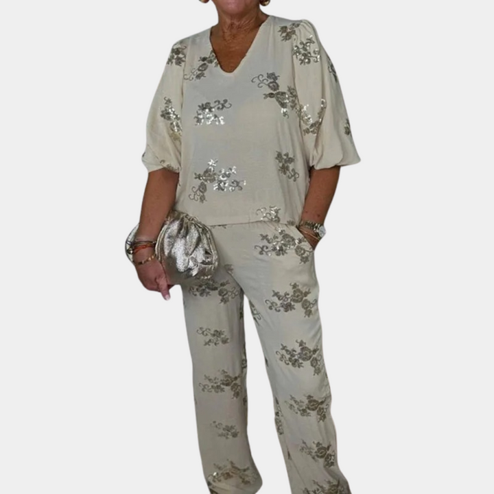 Nadija - Elegant 2-Piece Women's Set in Modern Style