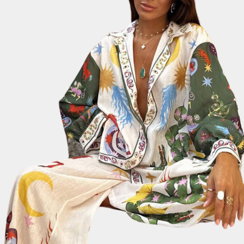 Stela - A sophisticated two-piece set for women, perfect for elegant styling!