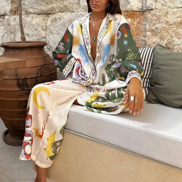Stela - A sophisticated two-piece set for women, perfect for elegant styling!