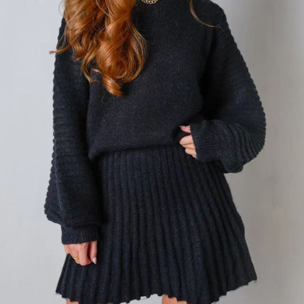 Elegant women's suede set - Norra 2 Piece Stylish