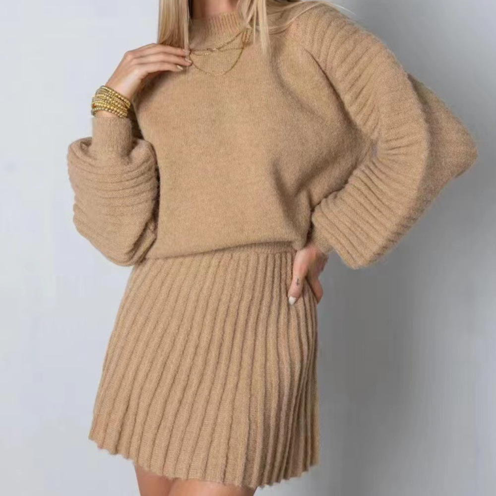 Elegant women's suede set - Norra 2 Piece Stylish