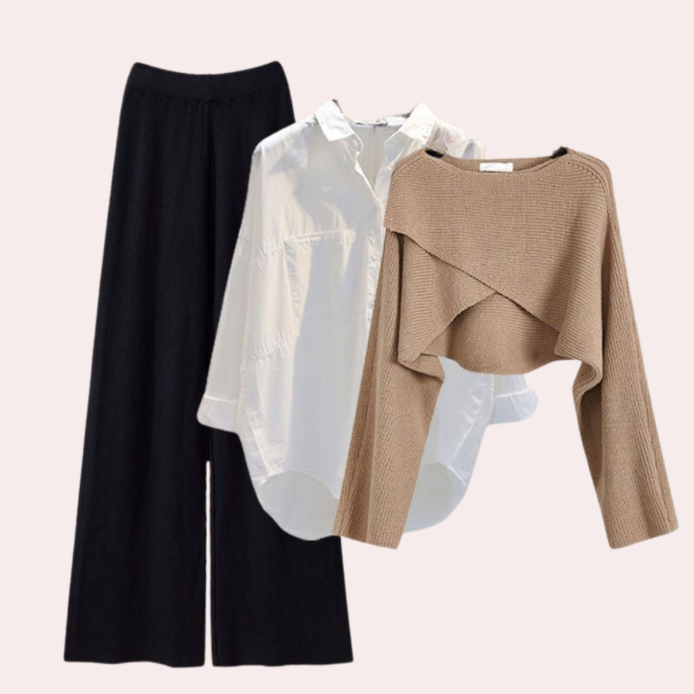 Stylish 3-piece winter set for women - a combination of elegance and comfort in one!