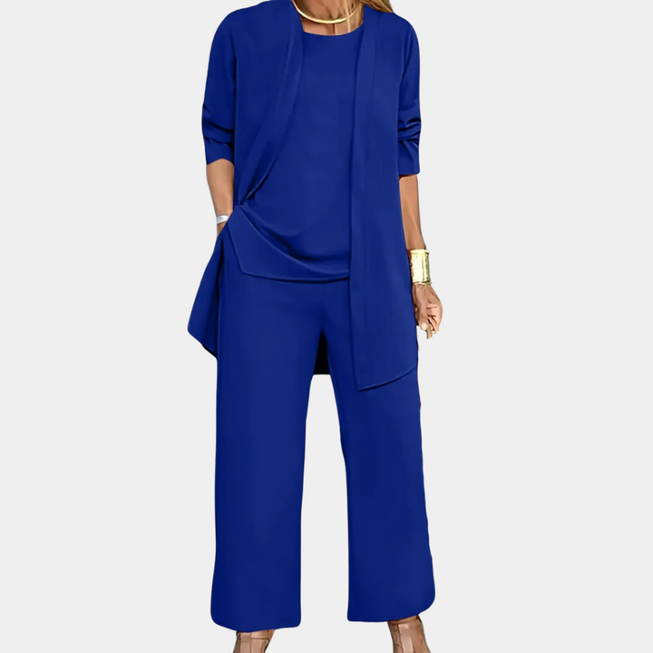 Phenomenal Emma 3-piece women's set: the perfect harmony of everyday elegance and style