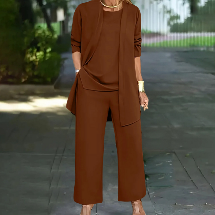 Phenomenal Emma 3-piece women's set: the perfect harmony of everyday elegance and style