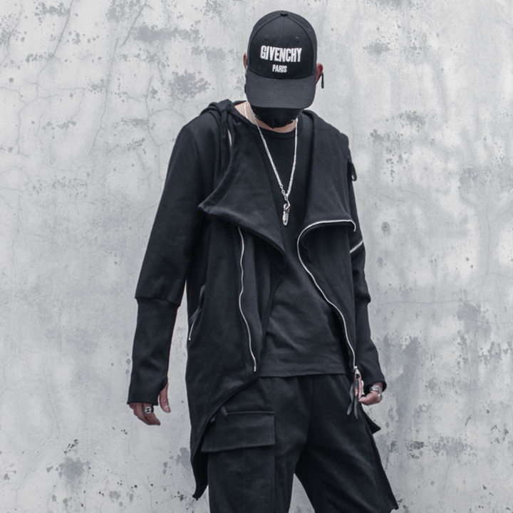 Balthasar - Stylish men's trench with modern asymmetric cut