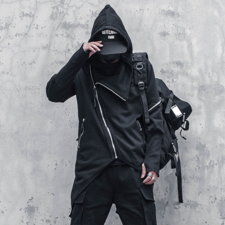 Balthasar - Stylish men's trench with modern asymmetric cut