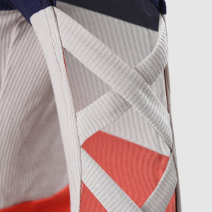 Stylish Edina shirt with original crossed sleeves
