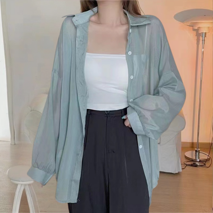 Fiore's stylish long-sleeved shirt in a unique, modern cut