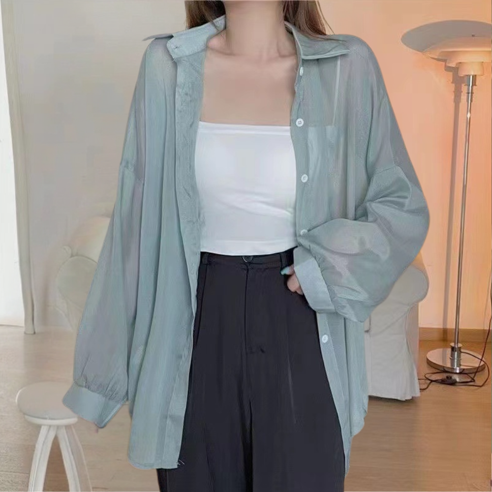 Fiore's stylish long-sleeved shirt in a unique, modern cut
