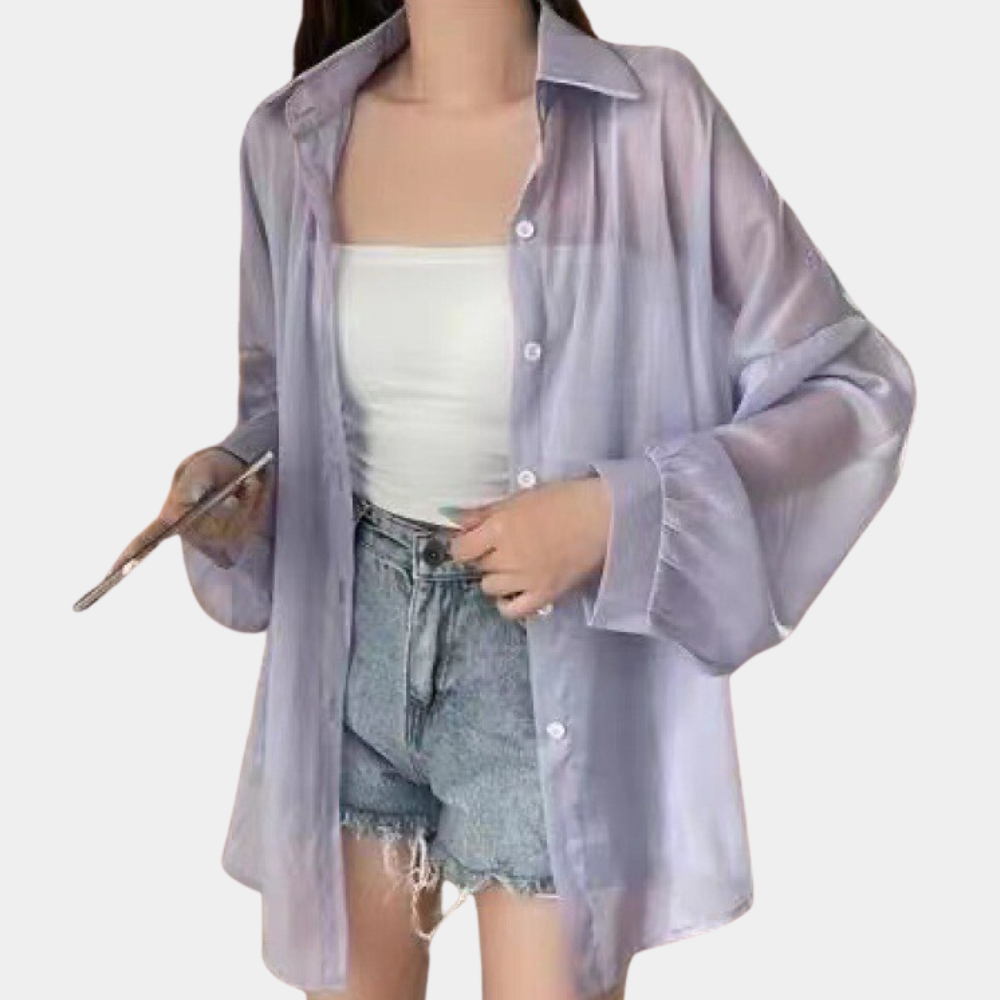 Fiore's stylish long-sleeved shirt in a unique, modern cut