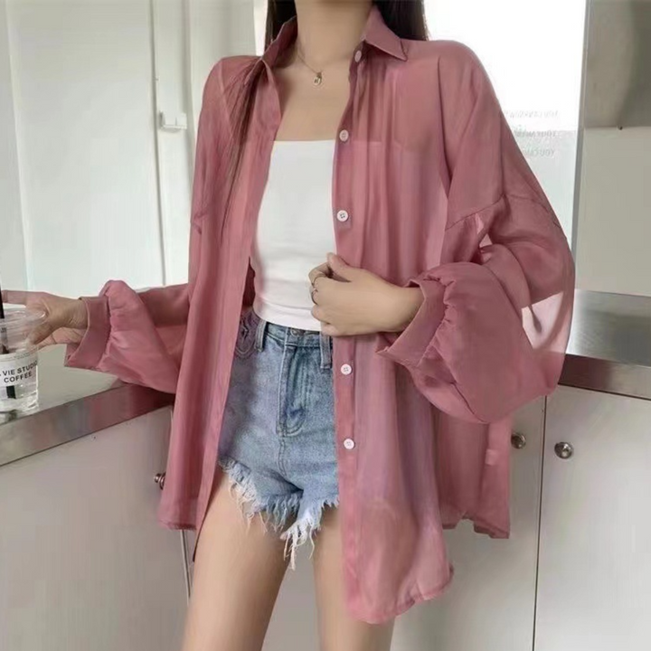 Fiore's stylish long-sleeved shirt in a unique, modern cut