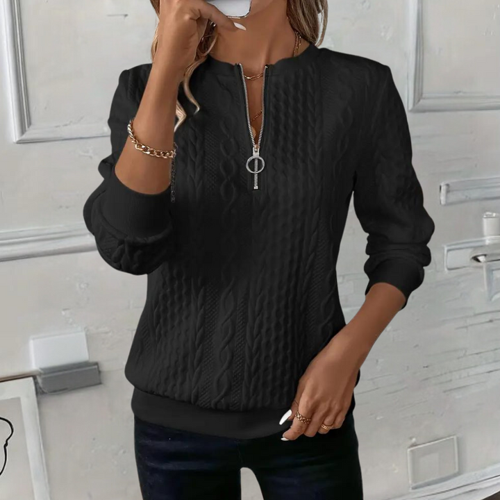 Anoushka - Luxe women's elegant jumper with unique texture, perfect for everyday wear